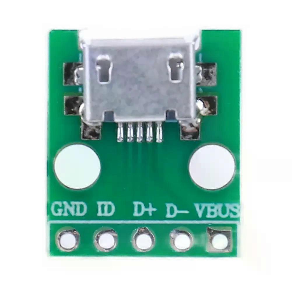 Hailege 10pcs MICRO USB To DIP Female Adapter 5 Pin Female Connector B Hailege 10pcs MICRO USB To DIP Female Adapter 5 Pin Female Connector B
