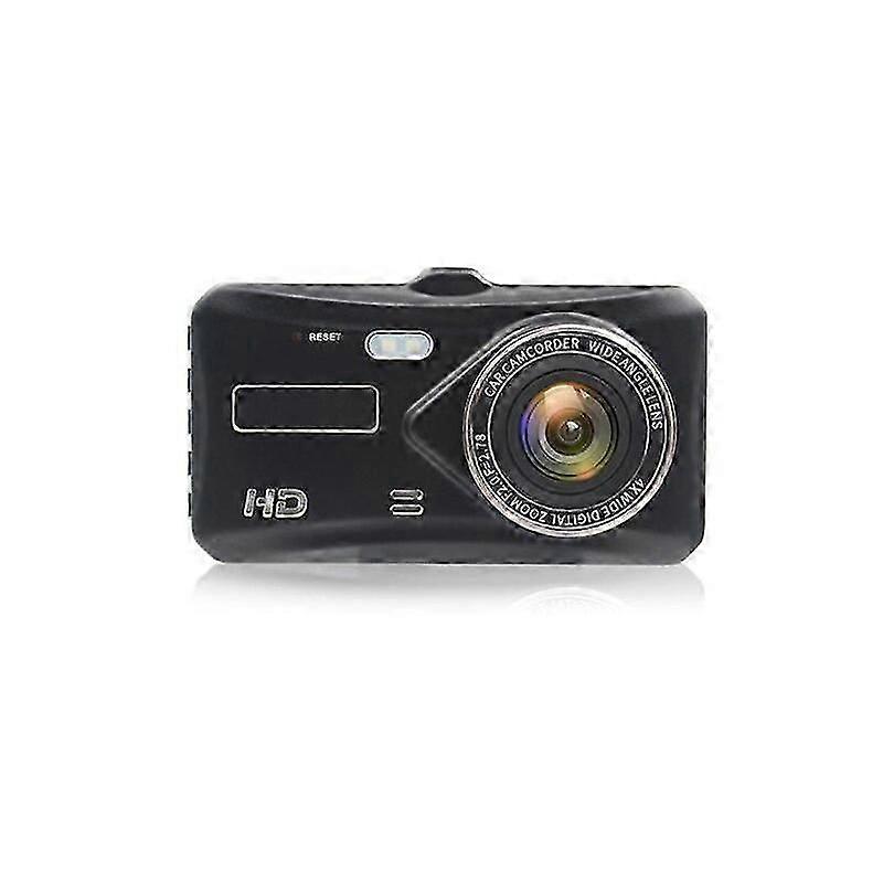 Car 4 Inch Touch Screen Driving Recorder 1080p HD Night Vision Dual Lens Car Front and Rear Dual Recording