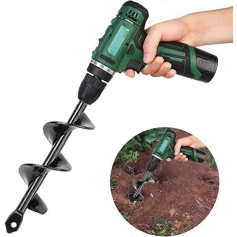 Auger Drill Bits, Non-Slip, for Spiral Plants, Garden Plants and Flowering Plants 4x22cm