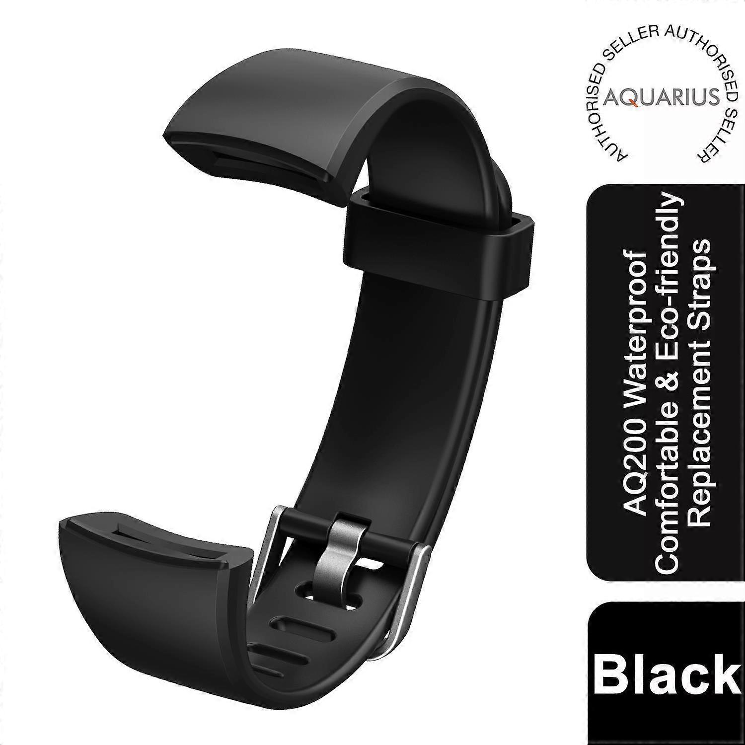 Aquarius AQ200 Waterproof Comfortable & Eco-friendly Replacement Straps -Black