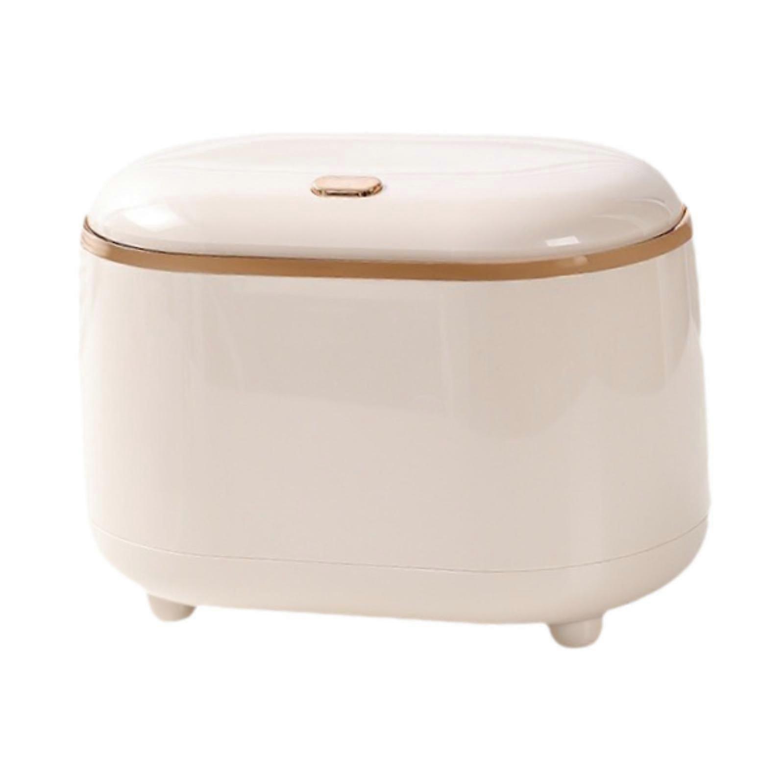 Desktop Trash Can Compact Large Opening Waste Basket for Office Kitchen Home