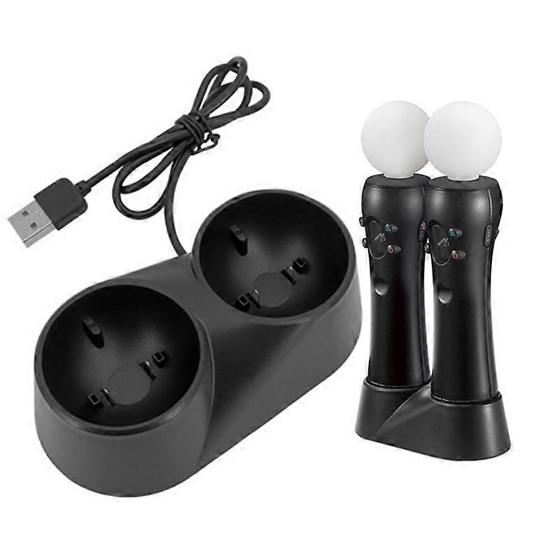 KJH-PSVR-Dual-Port Charging Dock Station Gamepad Controller Charger Gaming Accessories for Snoy