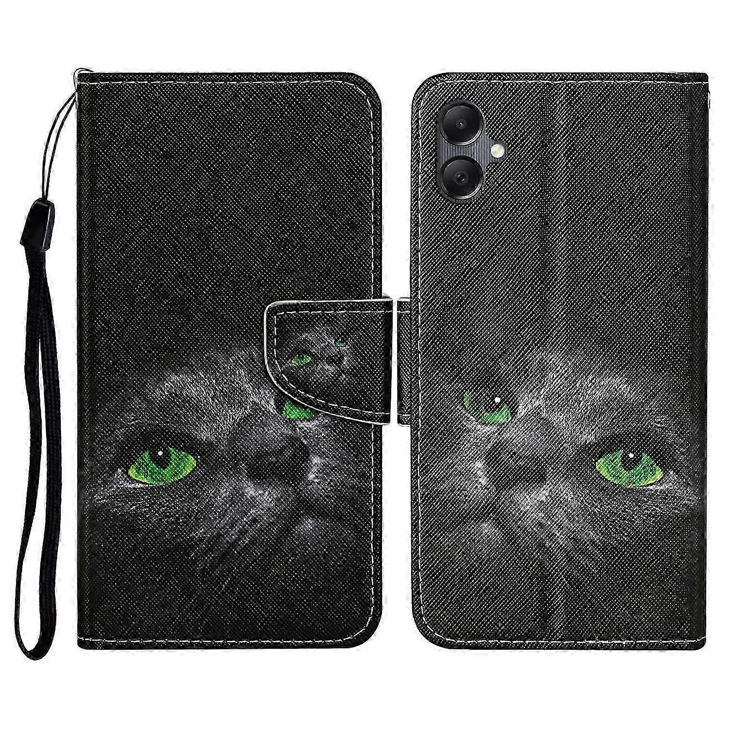 compatible Samsung Galaxy A06 Case Pattern Printing Protective Leather Folio Phone Cover - Dandelion