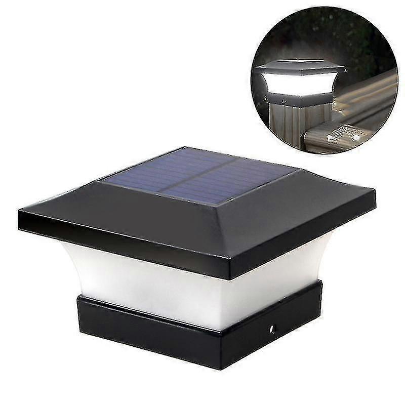 Solar Led Post Cap Light Waterproof Garden Deck Fence Path Stair Security Lamp