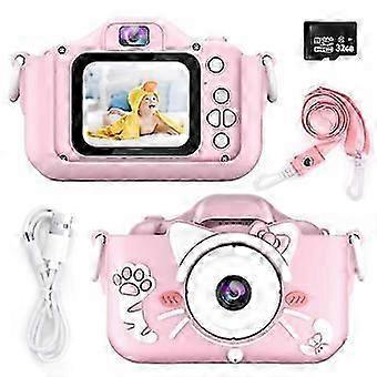 Câmera Infantil para Meninas e Meninos, Câmera Digital Dupla Crianças 2.0 polegadas Tela 20MP