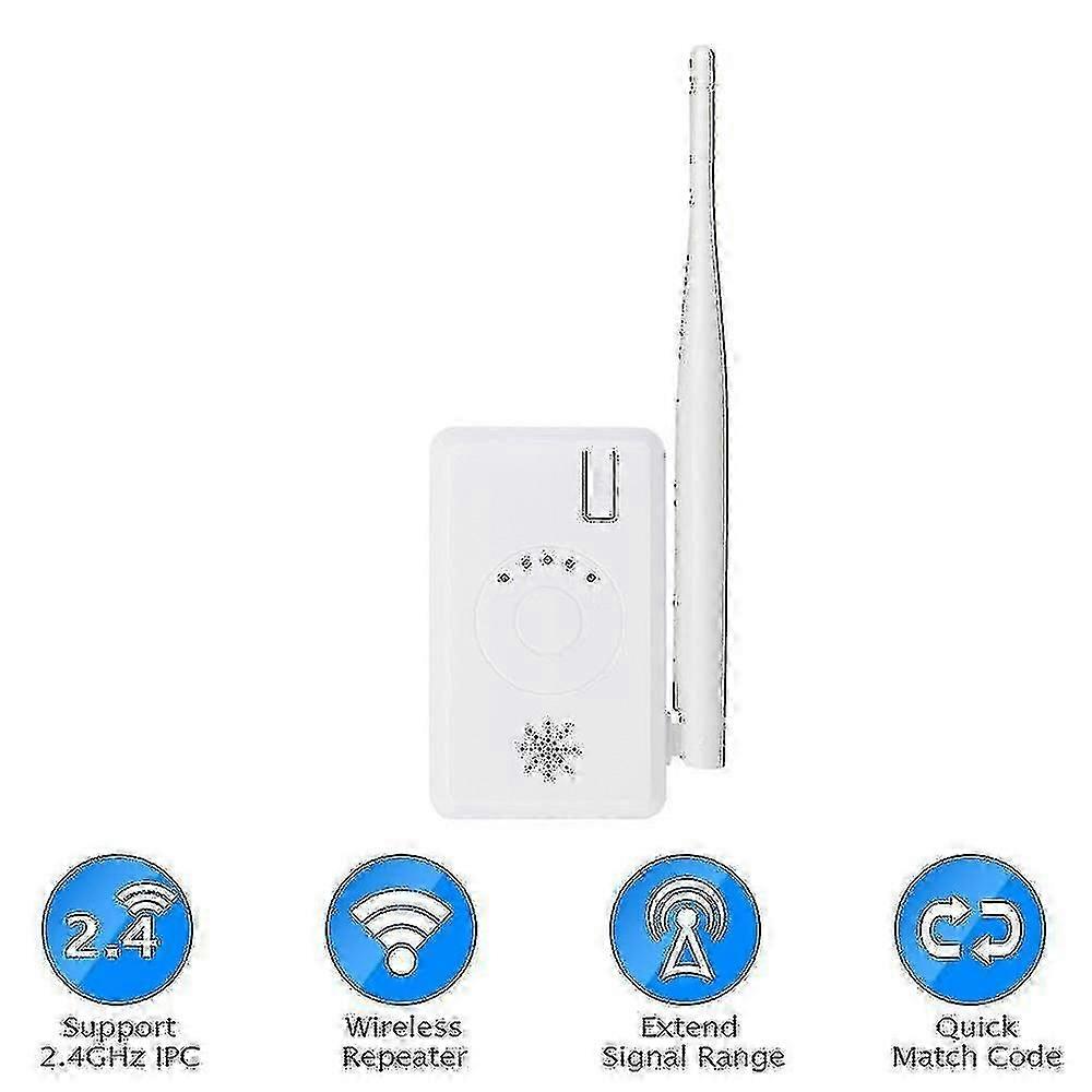 Hiseeu Wifi Range Extender Repeater Ipc Router For Wireless Security Camera Wired Nvr To Be Wireless