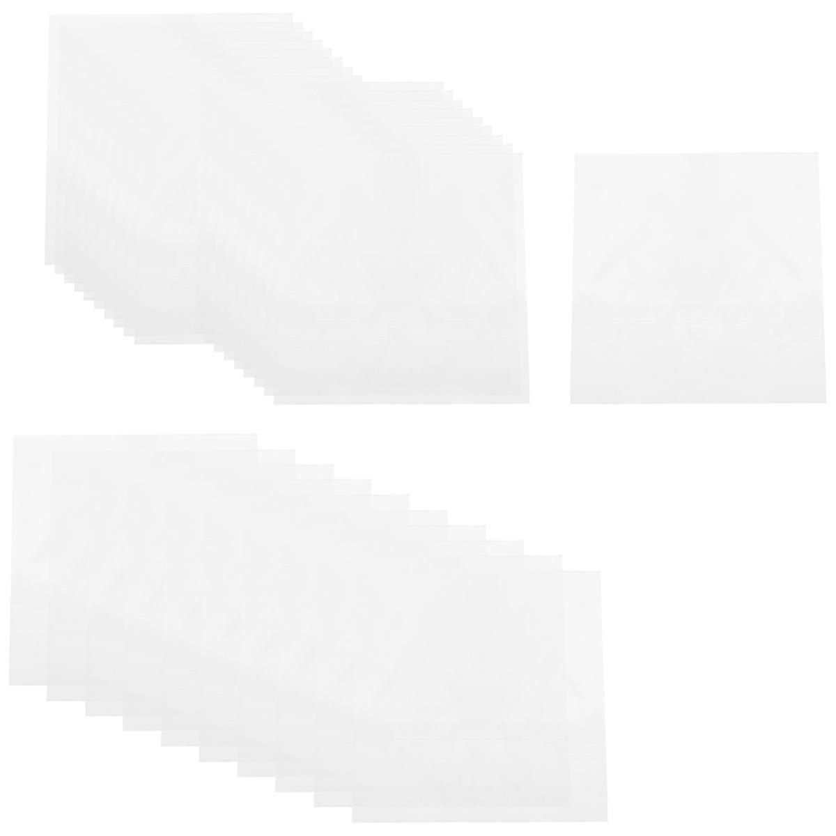 30 Flat Open Top Bag 6.7Mil Strong Cover Plastic Vinyl Record Outer