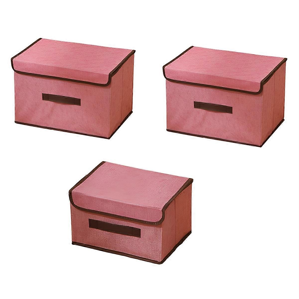 Fabric Storage Box Foldable Storage Box with Lid Storage Basket