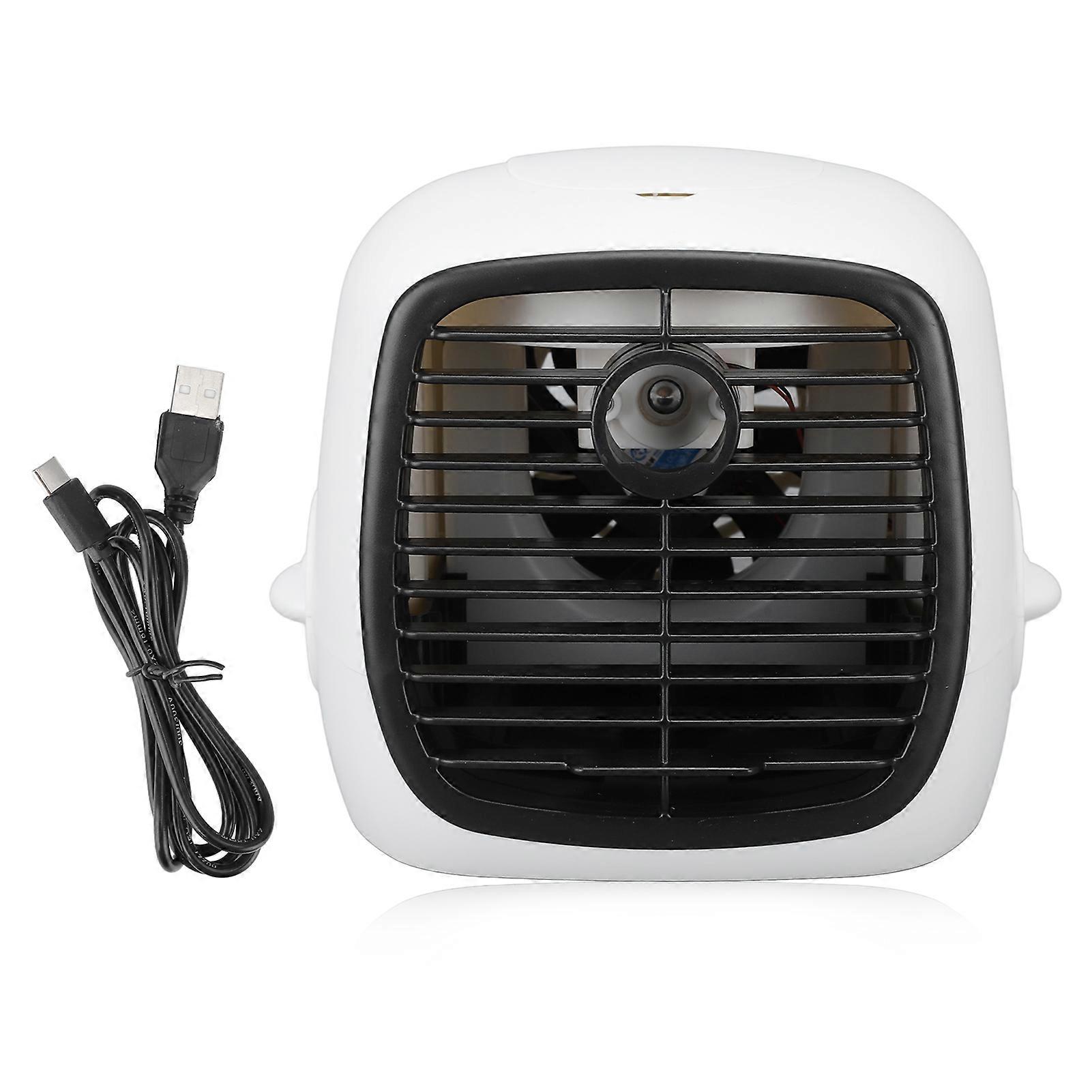 Desktop Cooling Fan with Washable Filter & USB Rechargeable