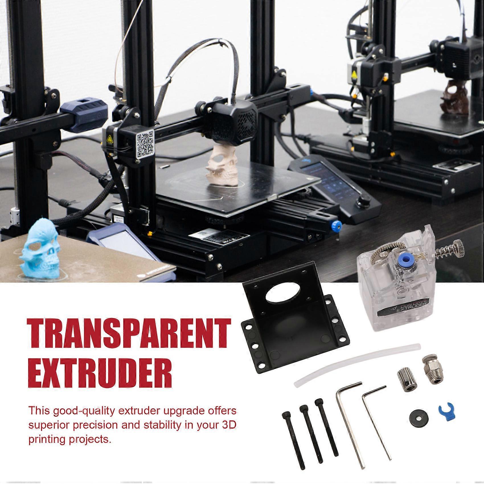 For Vyper Transparent Extruder Gear, 3D Printer Accessory 3D Printer Transparent Extruder