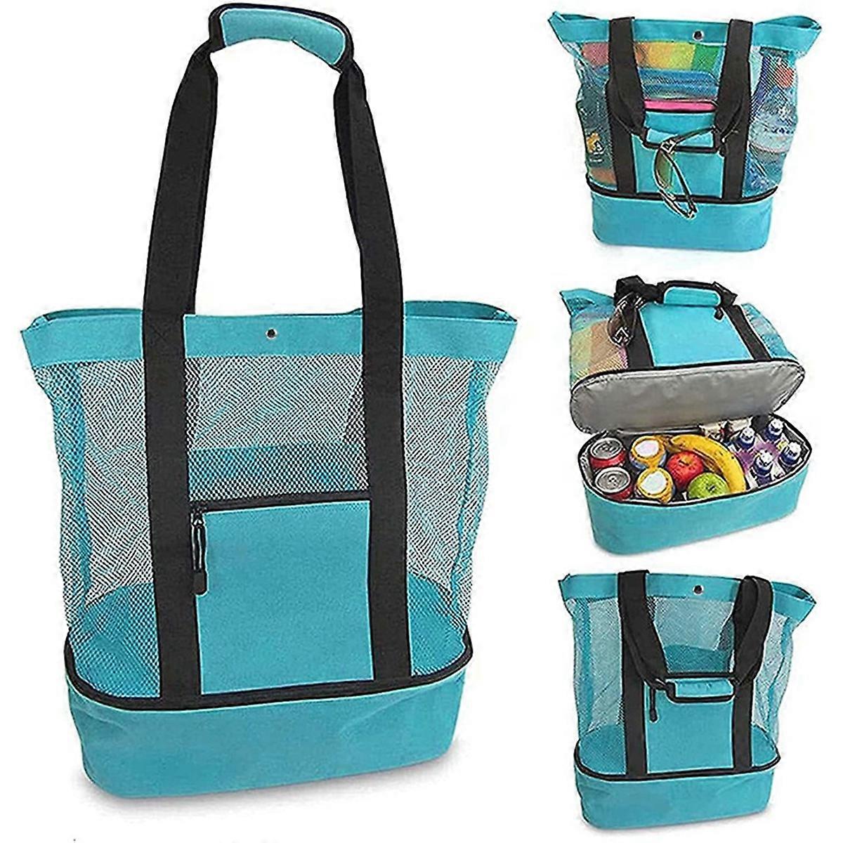 Multifunctional Refrigerated and Insulated Picnic Beach Camping Bag,A