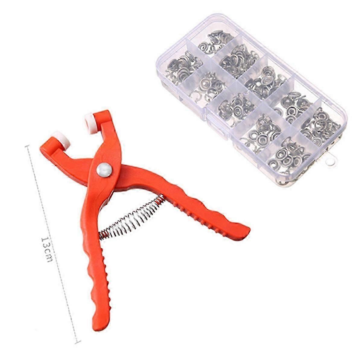 Five-Claw Buckle Installation Tool Pliers Sewing-Free Snap Buttons for DIY Crafts with 150 Buttons
