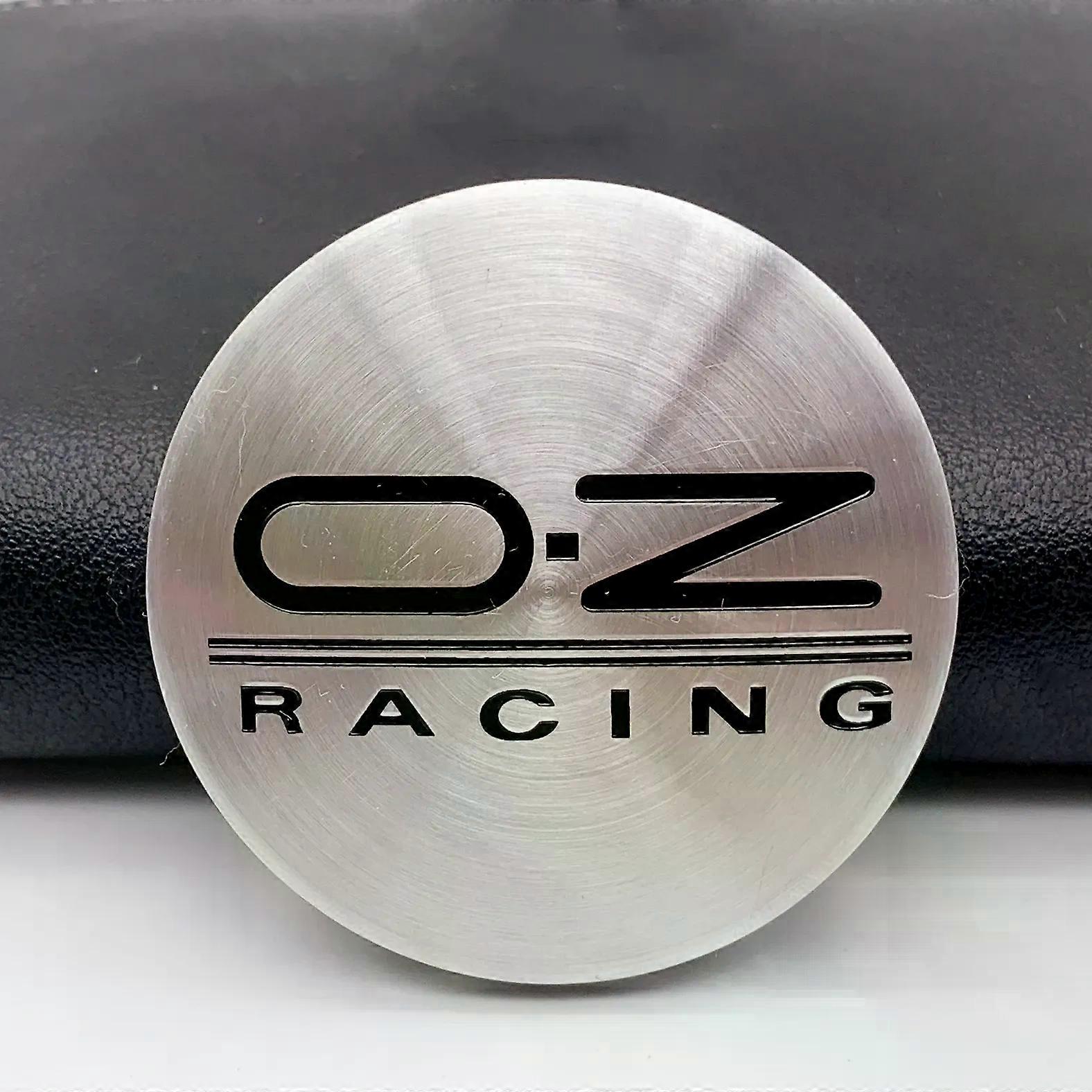 4 قطع O.Z M582 55MM غطاء ملصق OZ سباق السيارات عجلة مركز المحور قبعات سبائك عجلة ريم مركز محور غطاء كاب |أغطية مركز العجلات |