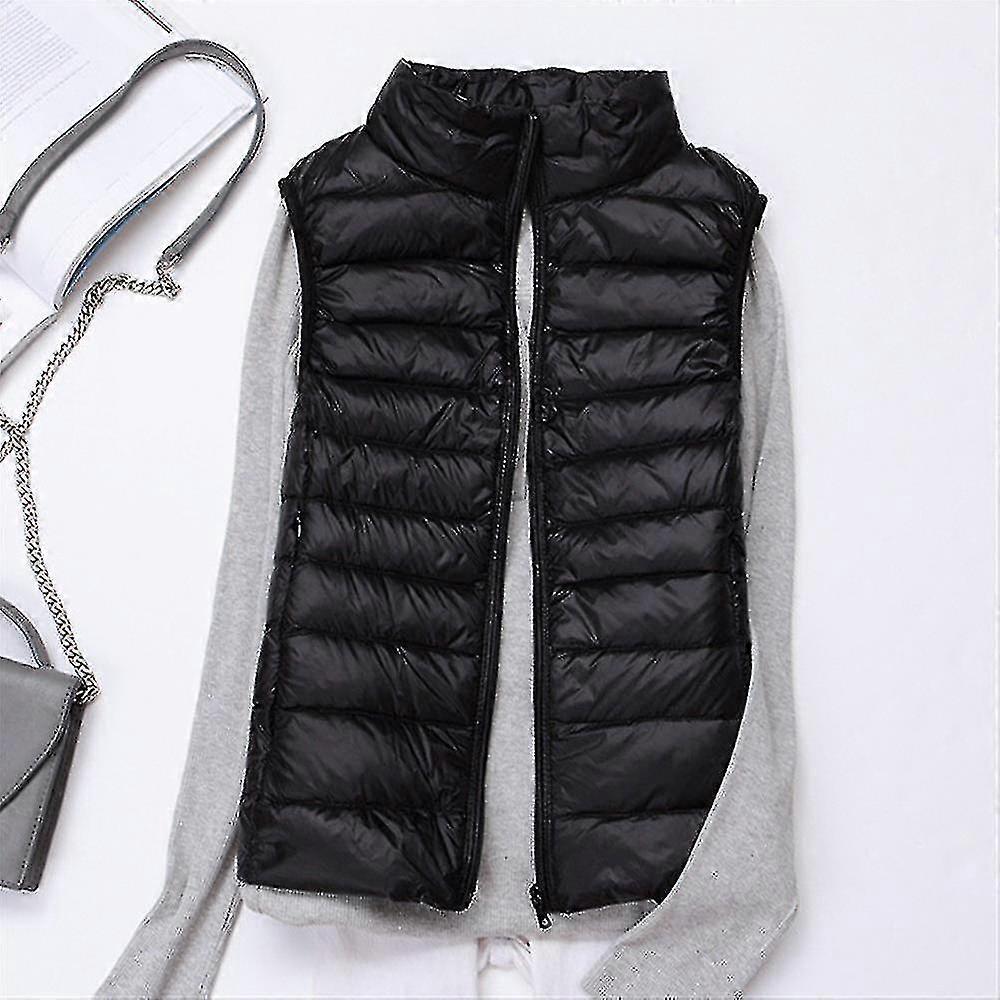 Gilet isolant ultra-léger pour femme Gilet matelassé d'hiver avec manteau rembourré