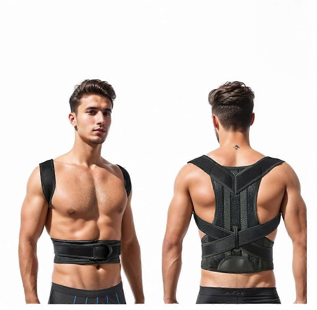 Back brace for posture correction and neck hump support in X-Large size