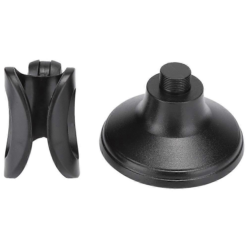 ABS-Kunststoff Einstellbare Stabile Desktop Mikrofon Basis Mic Clamp Clip Ständer Halter
