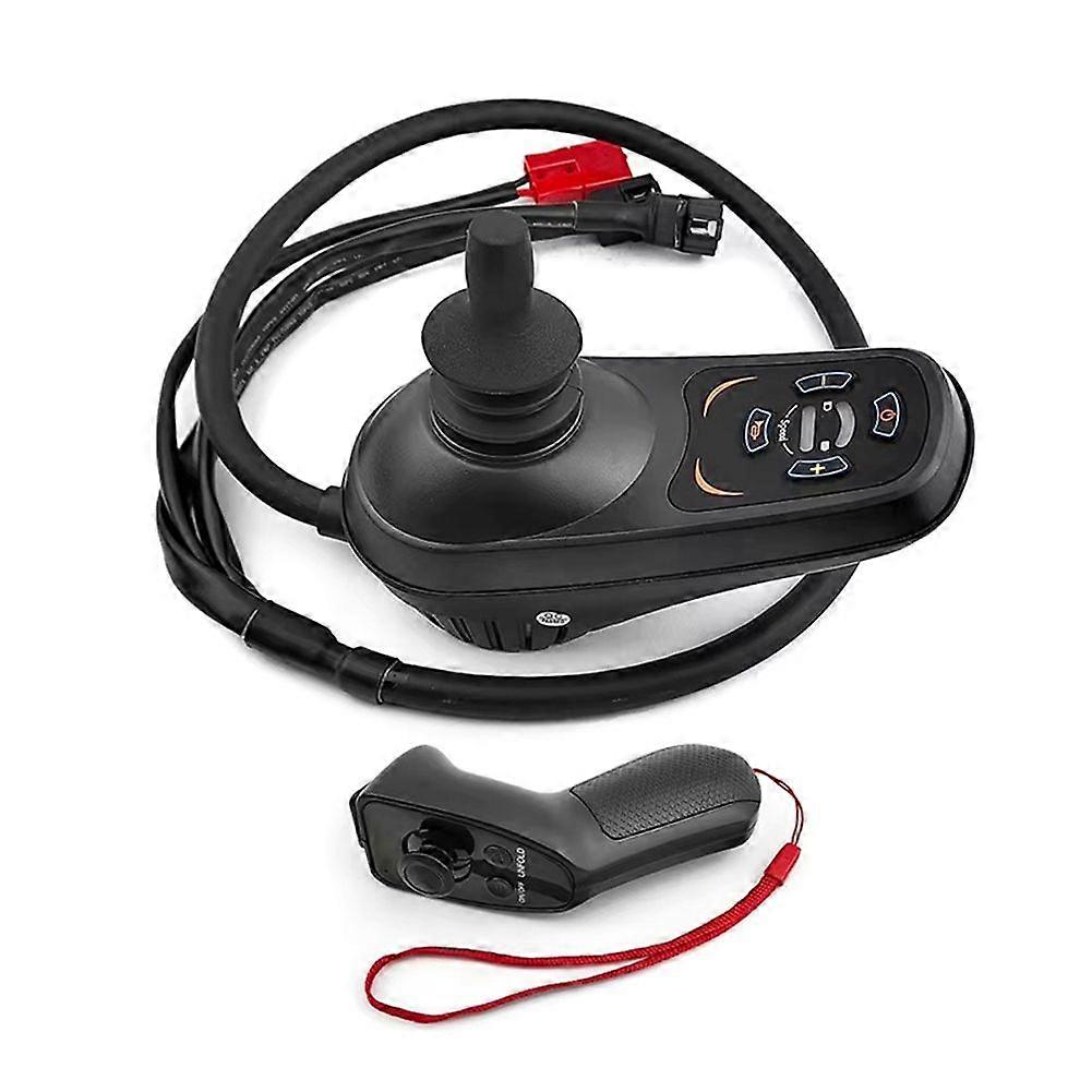 24V Dual Drive Brushed Motor Joystick Controller with Remote Max Current 45A for Indoor Electric Wheelchair Bike