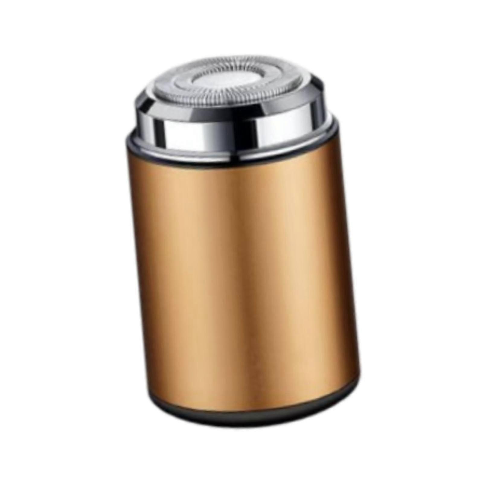 Electric Mini Shaver Waterproof Easy to Use Beard Shaver for Car Office Home gray