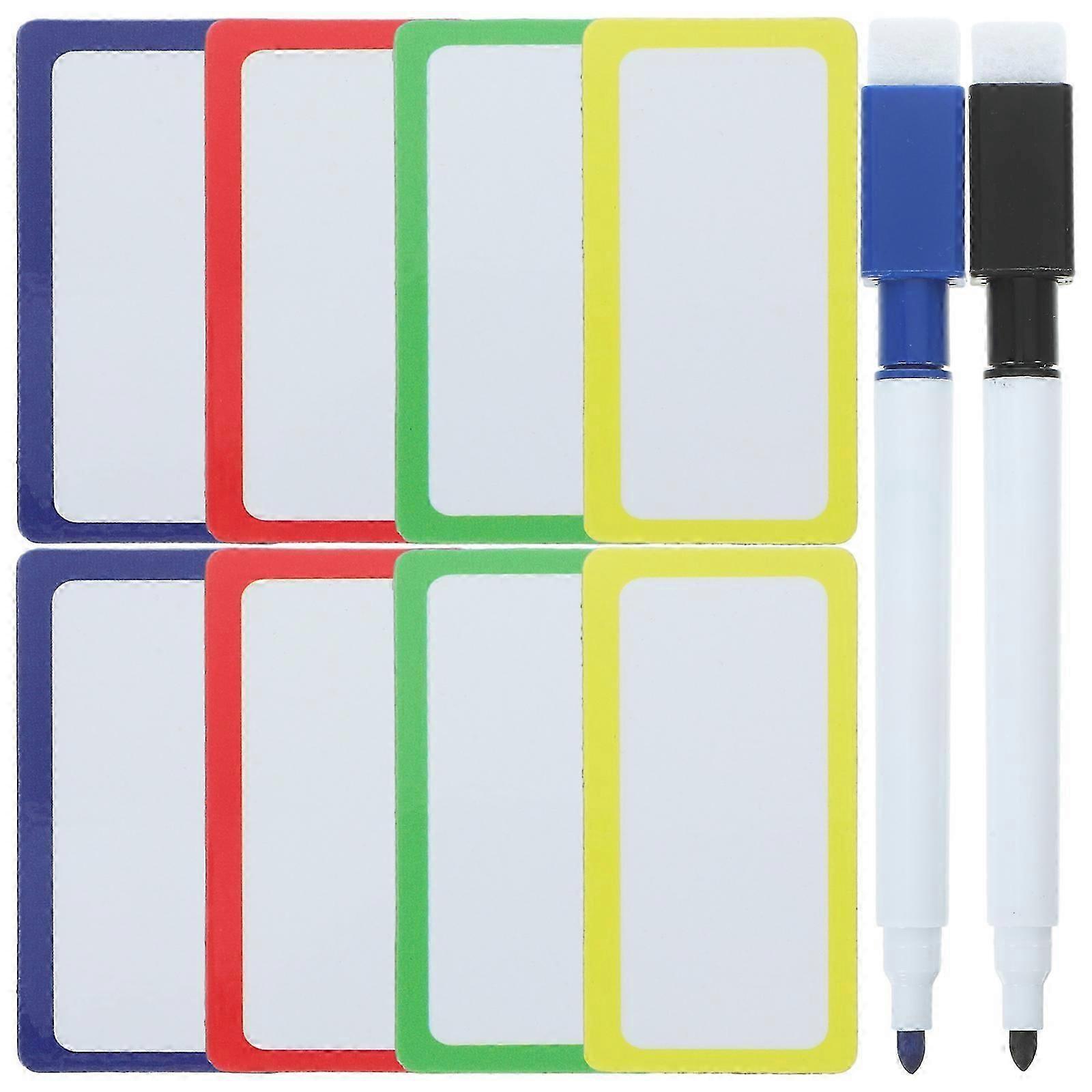1 Ensemble D’étiquette Magnétique Pour Tableau Blanc Réutilisable Effaçable À Sec Aimant Autocollant Tag