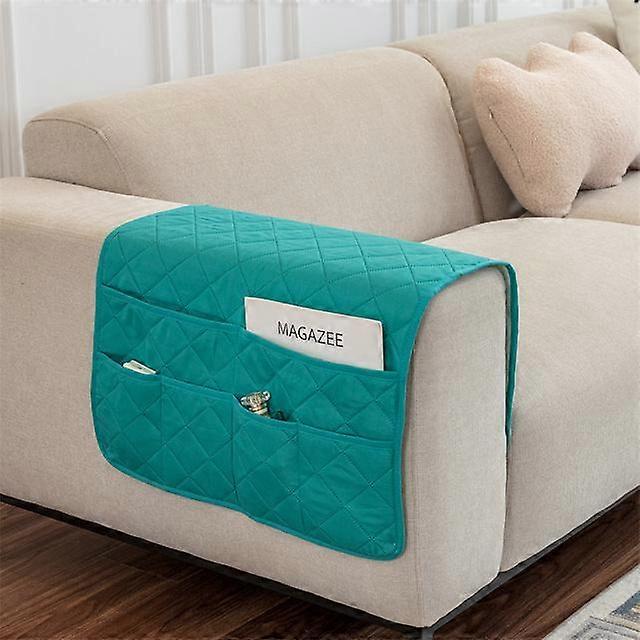 1pc Solid Color Sofa Armrest Covers Removable Stretch Furniture Arm Couch Protector Storage Bag Chair Cover For Living Room Home