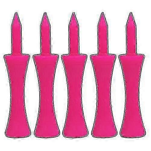 Trixes 100 Bright Pink Castle Golf Tees