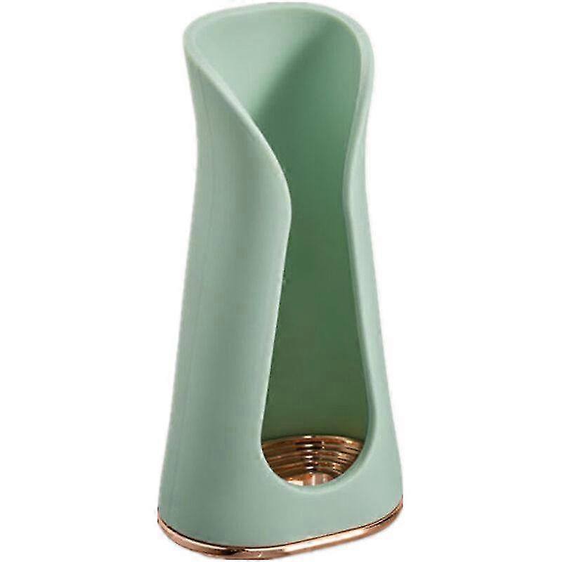 Space-Saving Green Wall-Mounted Electric Toothbrush Holder