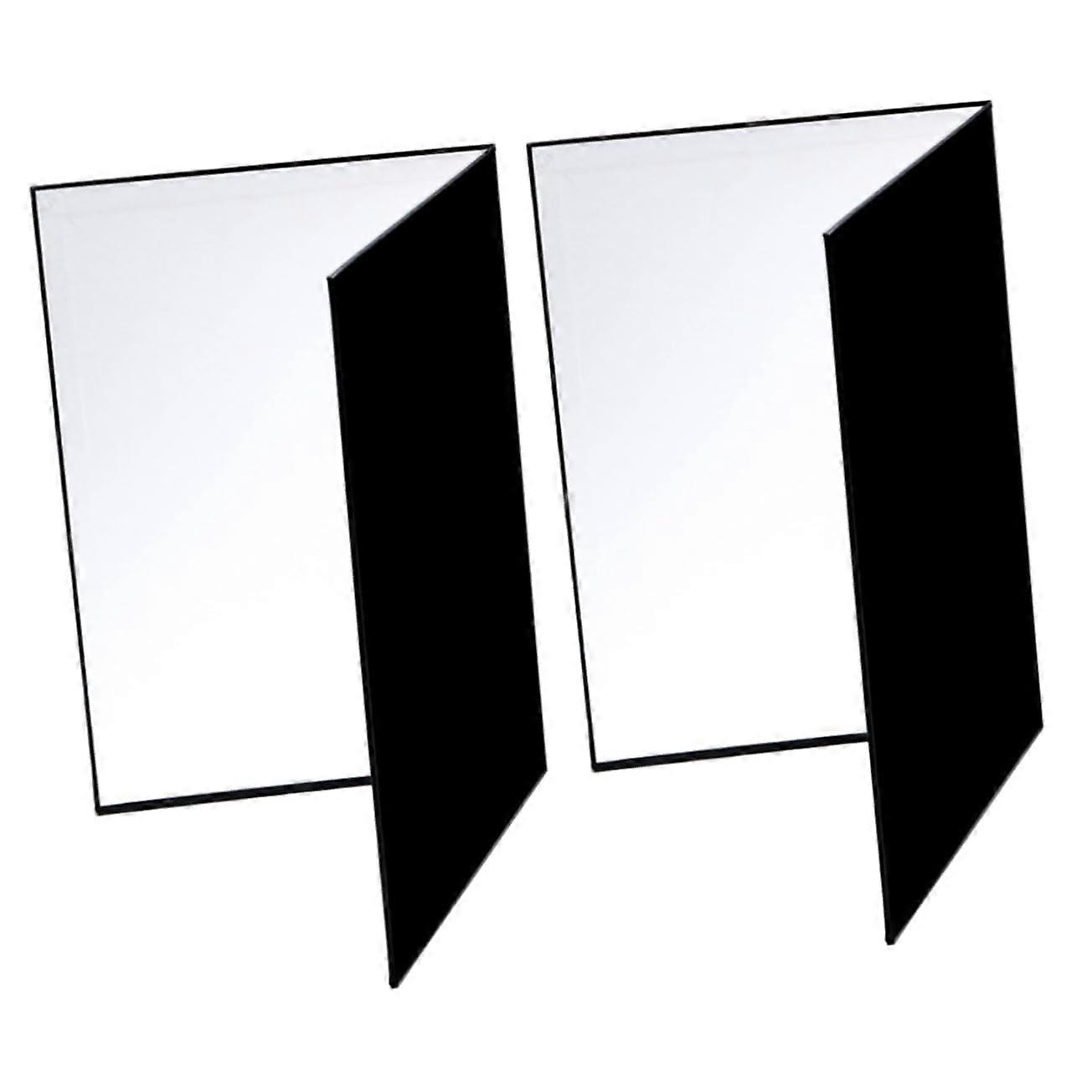 Photography Reflector 2pcs A4 Light Diffuser Photo Light Reflector for Glass Jewelry