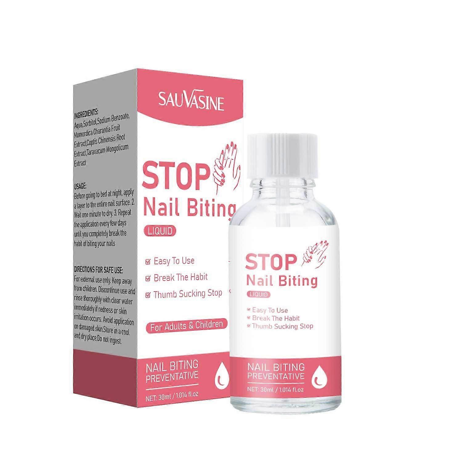 Stop Nail Bitting Treatment Liquid, Stop Nail Biting & Thumb Sucking Help Stop