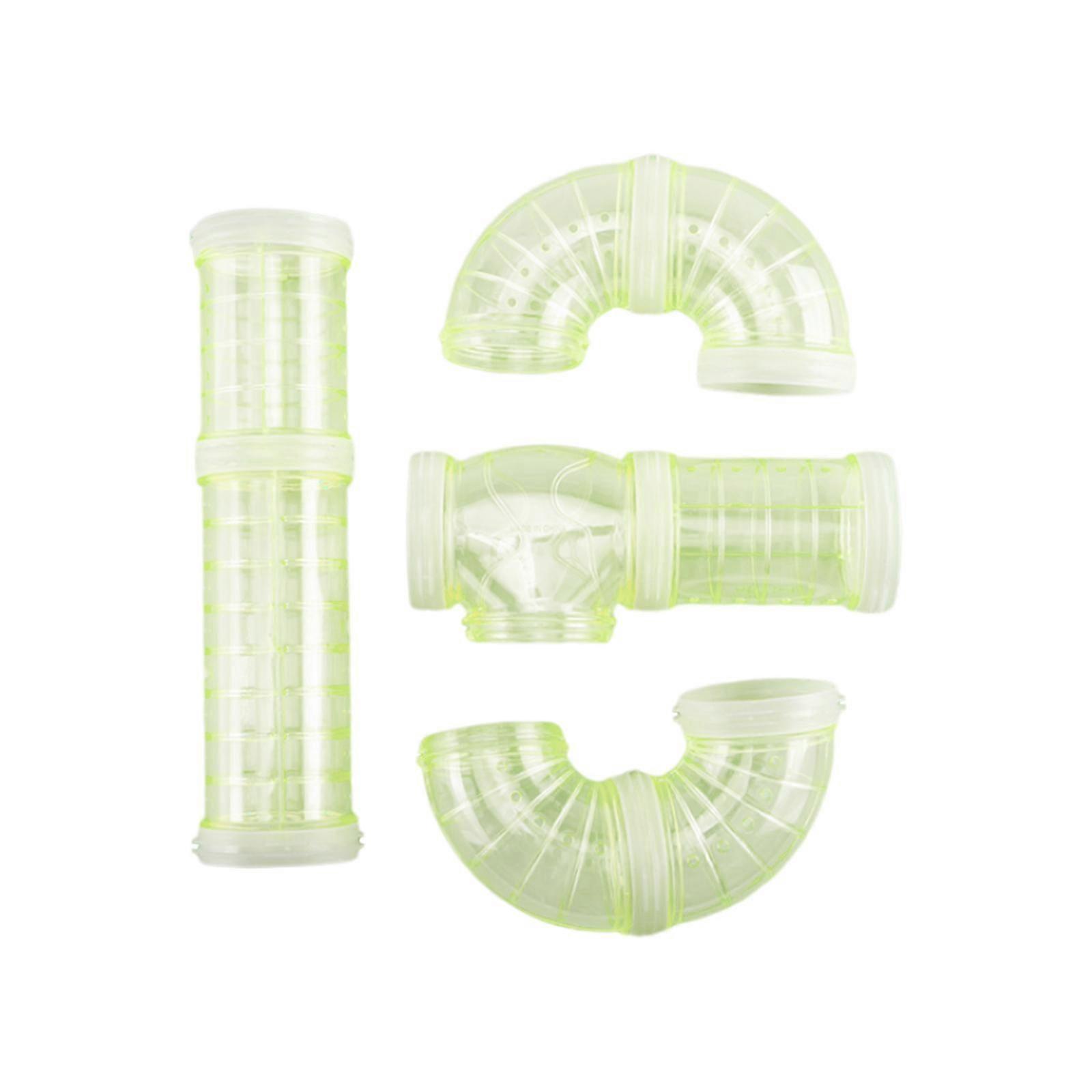 Hamster Tube Set Hamster Toy Transparent Maze Tunnel Connection Tunnel DIY