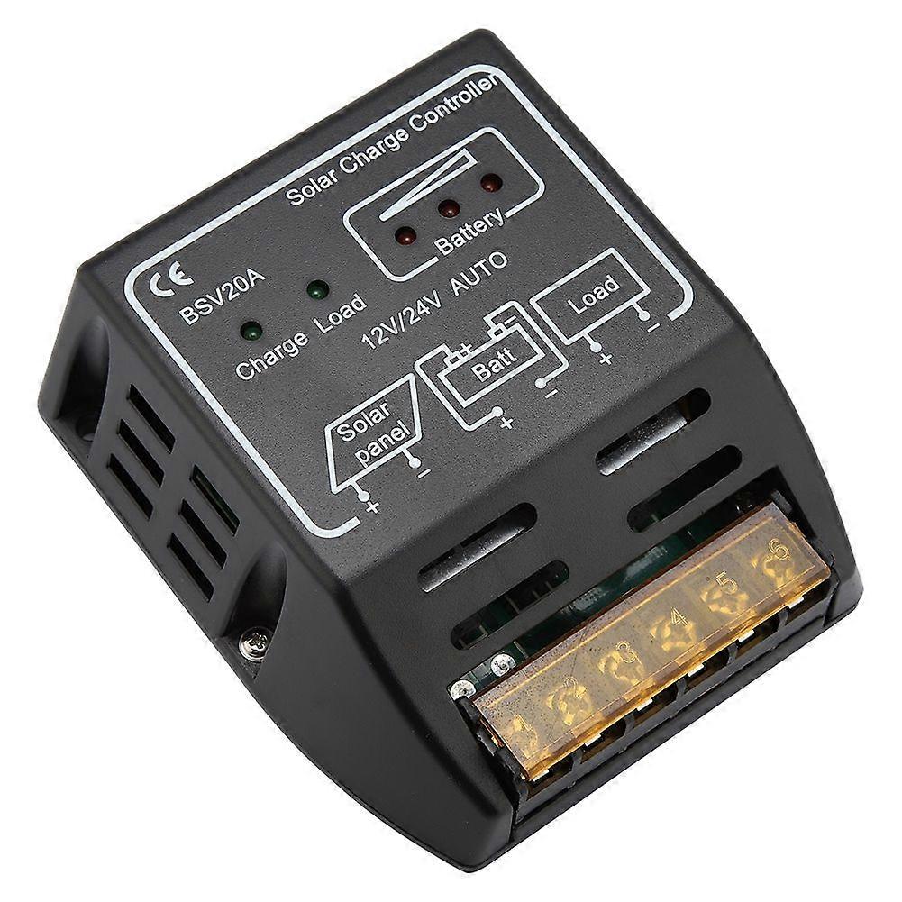 20A 12V/24V Solar Panel Charge Controller Battery Regulator Safe Protection