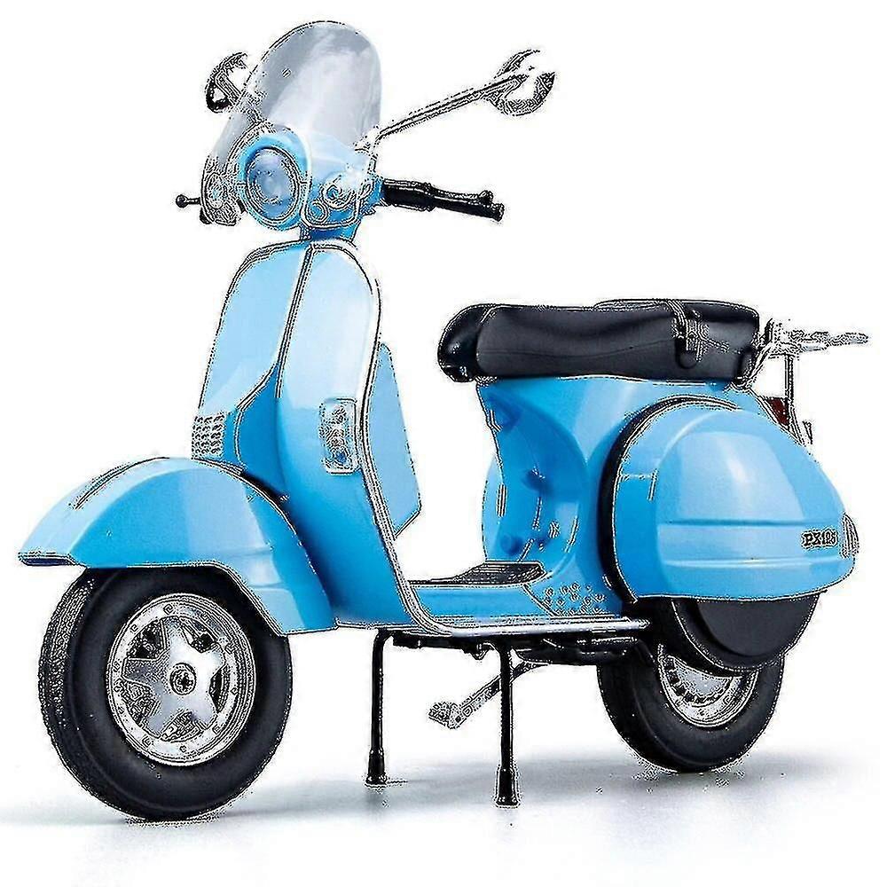 Diecast Metal Μοτοσικλέτα Μοντέλο 1:10 Κλίμακα Vespa 125 Εκπαιδευτική Συλλογή Δώρο Παιδί Φως ήχου Ρωμαϊκή Διακοπές Κλασική - Jt