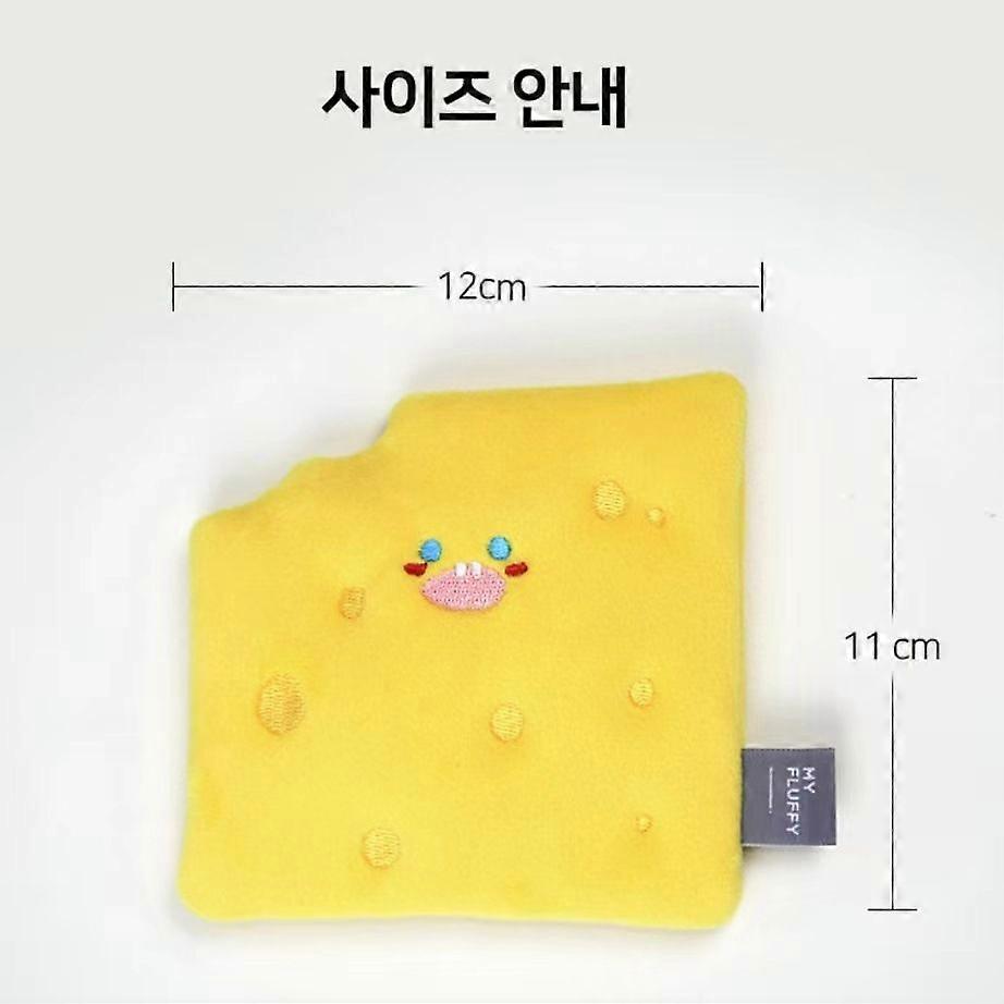 Ins  Cookie Cookie Hidden Food Pet Toy Dog Plush Squeaky Interactive Toy Soft Chew Toy Shooting Props Pet Birthday Gift