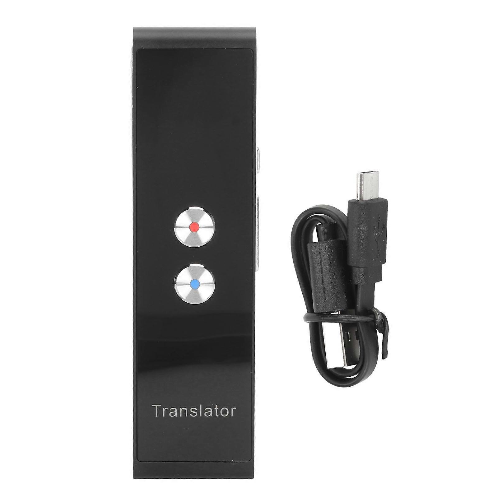Bluetooth 96 langues APP Synchronisation Haute précision 400mAh Portable Smart Voice Translator Device