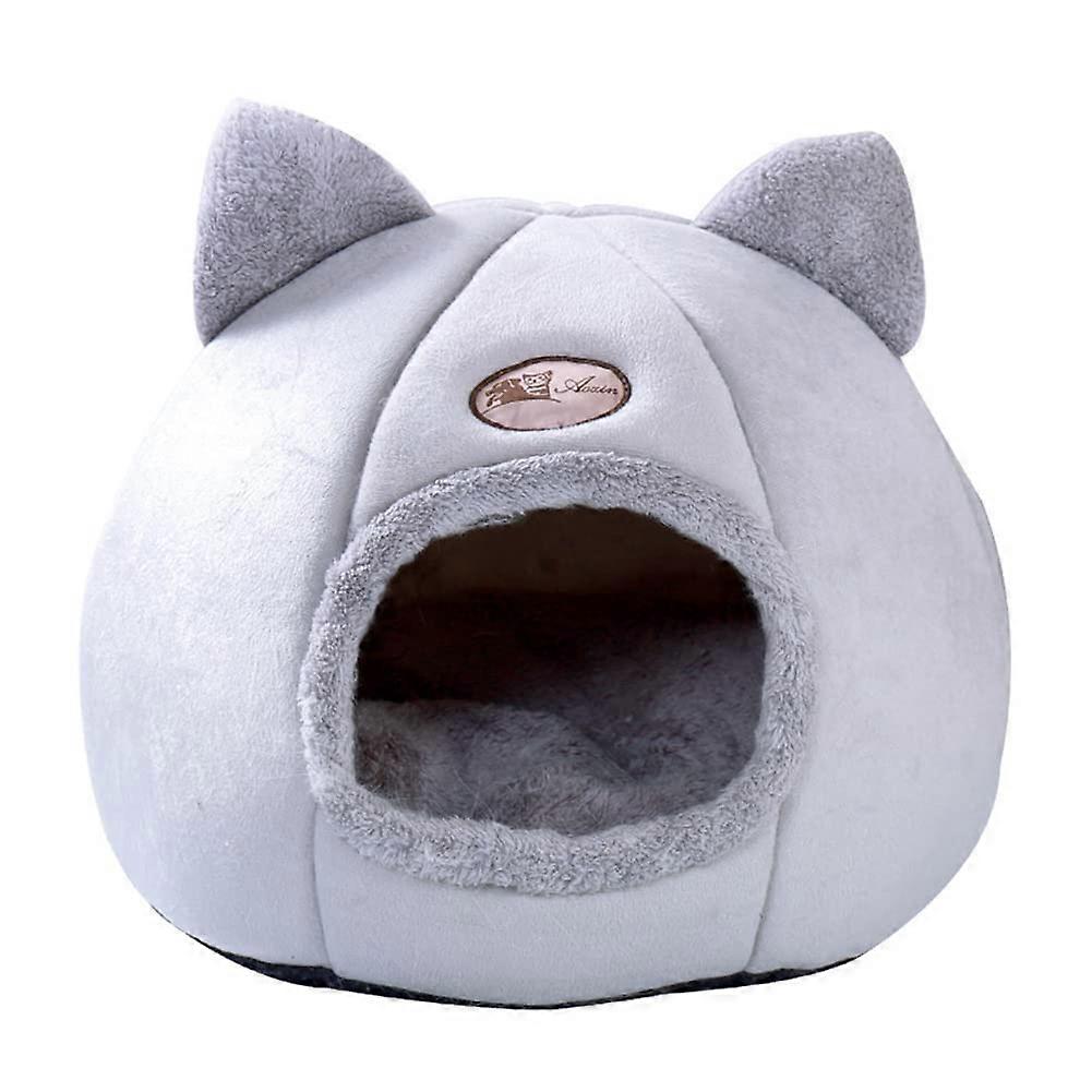 Cat Bed for Indoor Cats Medium, Removable & Washable, Breathable Design for Puppies, Kittens, and Rabbits on Hard Floors