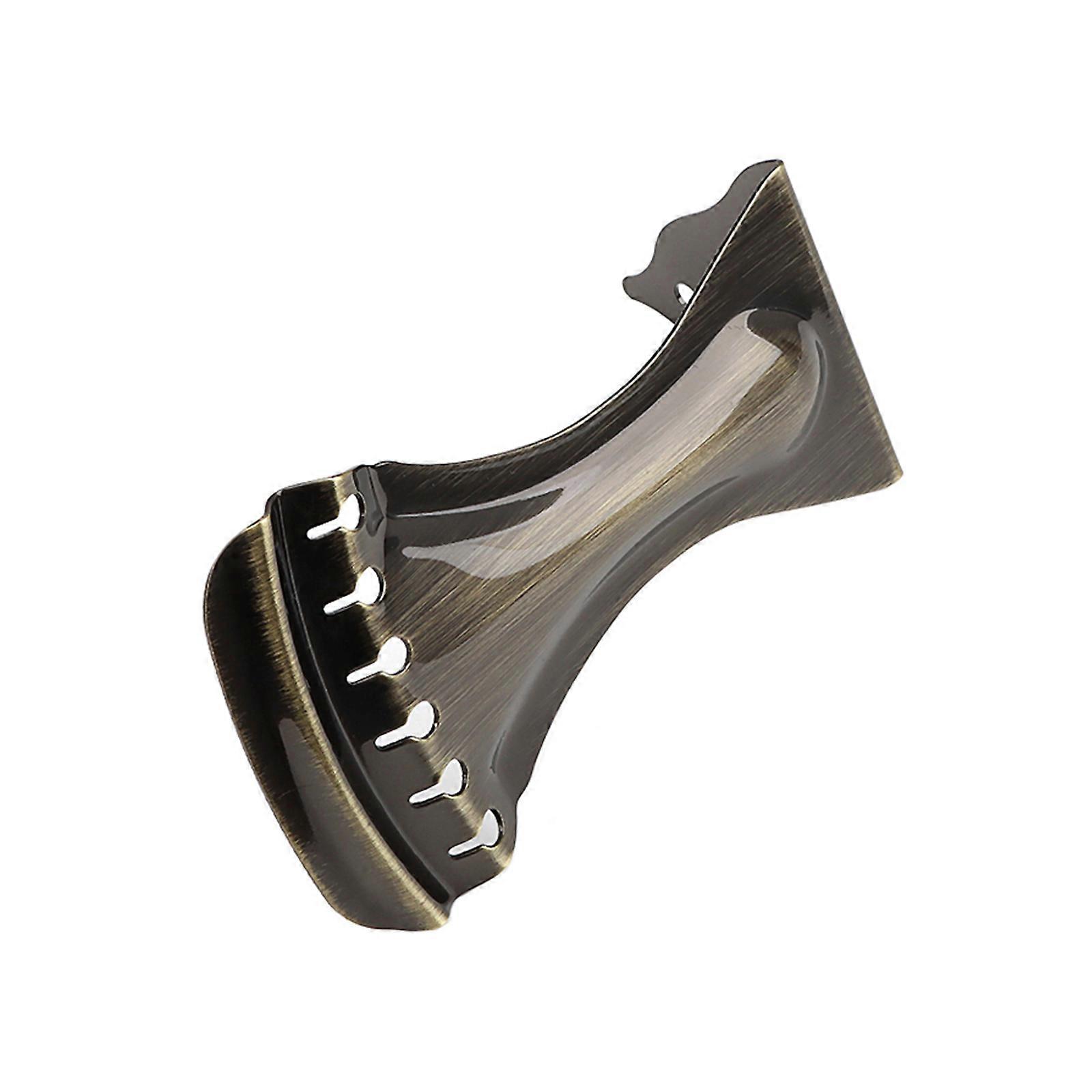 Metal Guitar Bent Tailpiece Replacement 6 Strings Guitar Tailpiece with Mounting Screw for 6-string Resonator Guitar