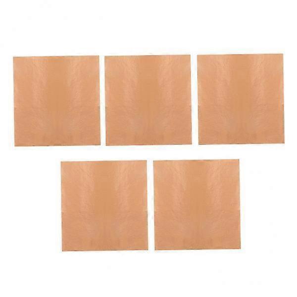 7-10pack 5 Sheets Gilding for Decoration Rose Gold 9x9cm