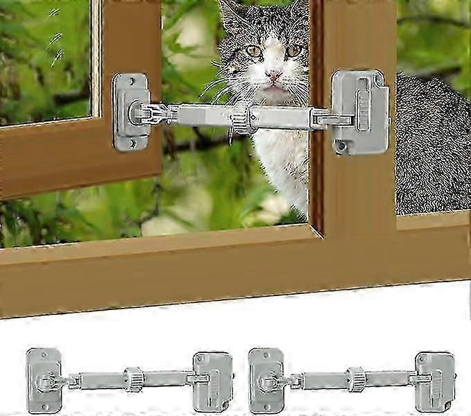 Child safety window adjustable adjuster, child and pet safety window safety lock, push-pull flat window free punch child safety lock, window limiter l