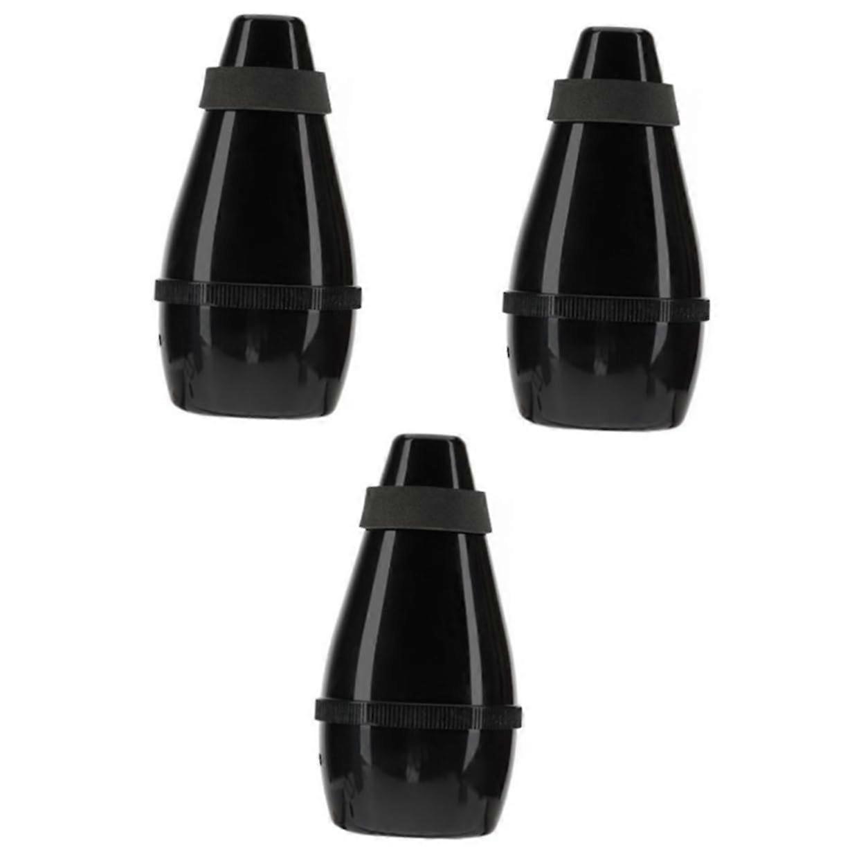 Trumpet Mute Practice Set of 3 - Lightweight Plastic Mutes for Jazz Musicians - Compatible with Standard Trumpets