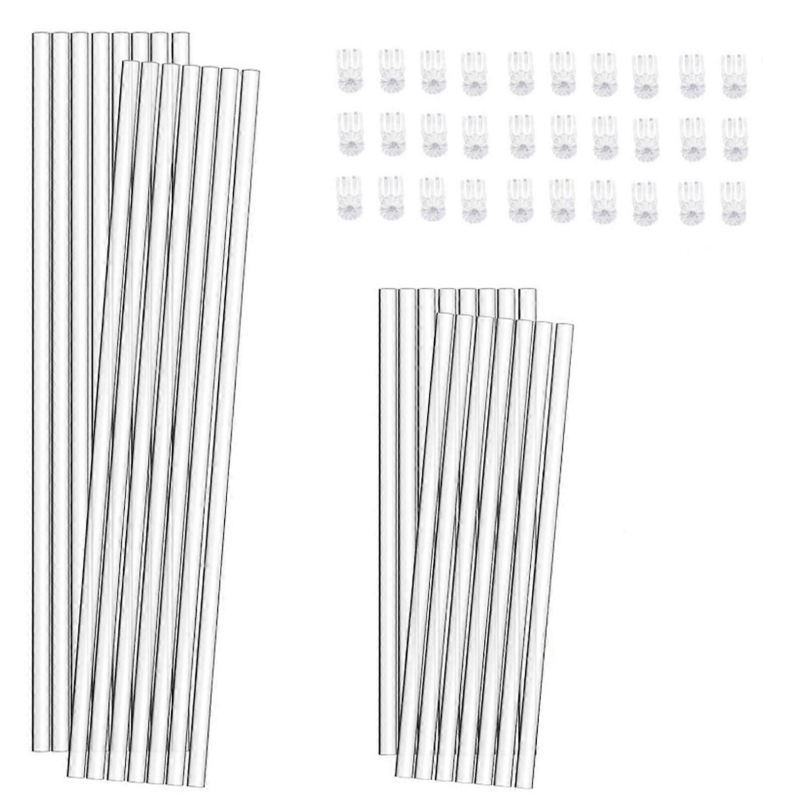 Plant support system holder set 30 pcs plant support part for trunk systems vertical y plant growth easy