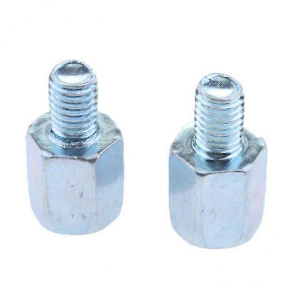 2xMotorcycle Rearview Mirror 8mm to 8mm Thread Adapter Screw