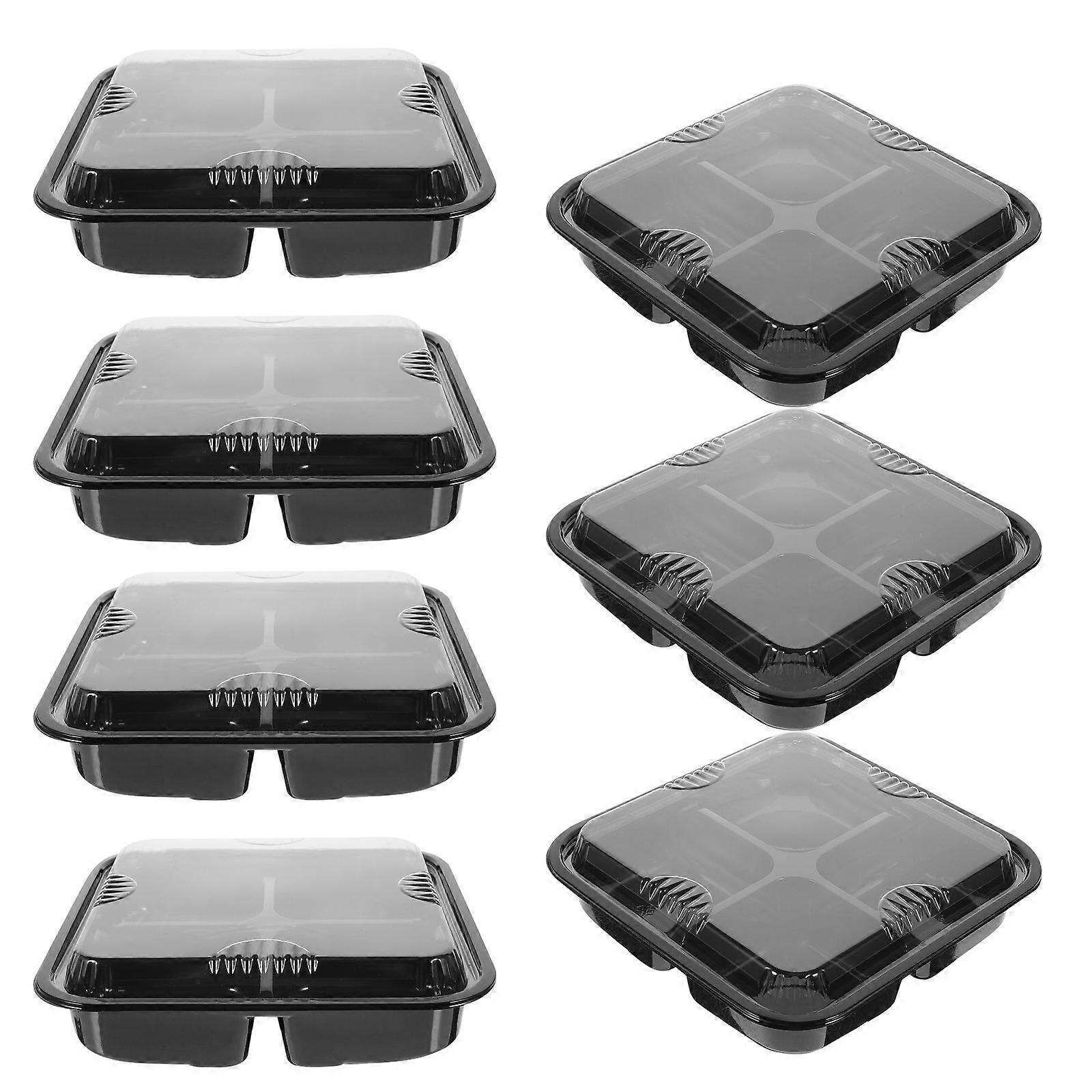Portable Black Plastic Fruit Containers for Storage and Picnic Use with Wide Range Application 10pcs