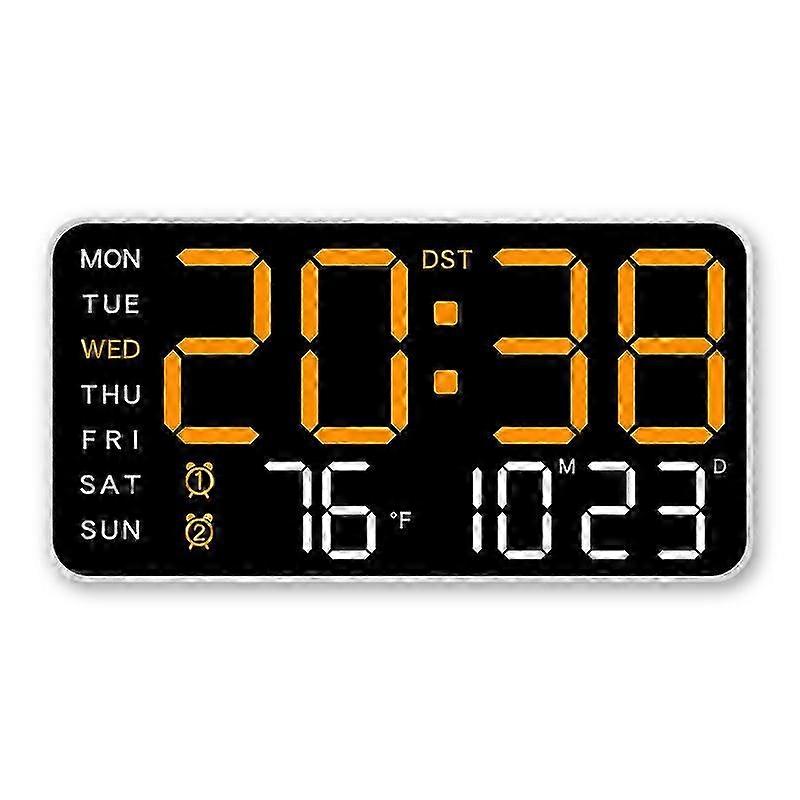 Large 8.4 Inch Digital Wall Clock for Desk with 8.4'' Display Suitable for Home and Office Use