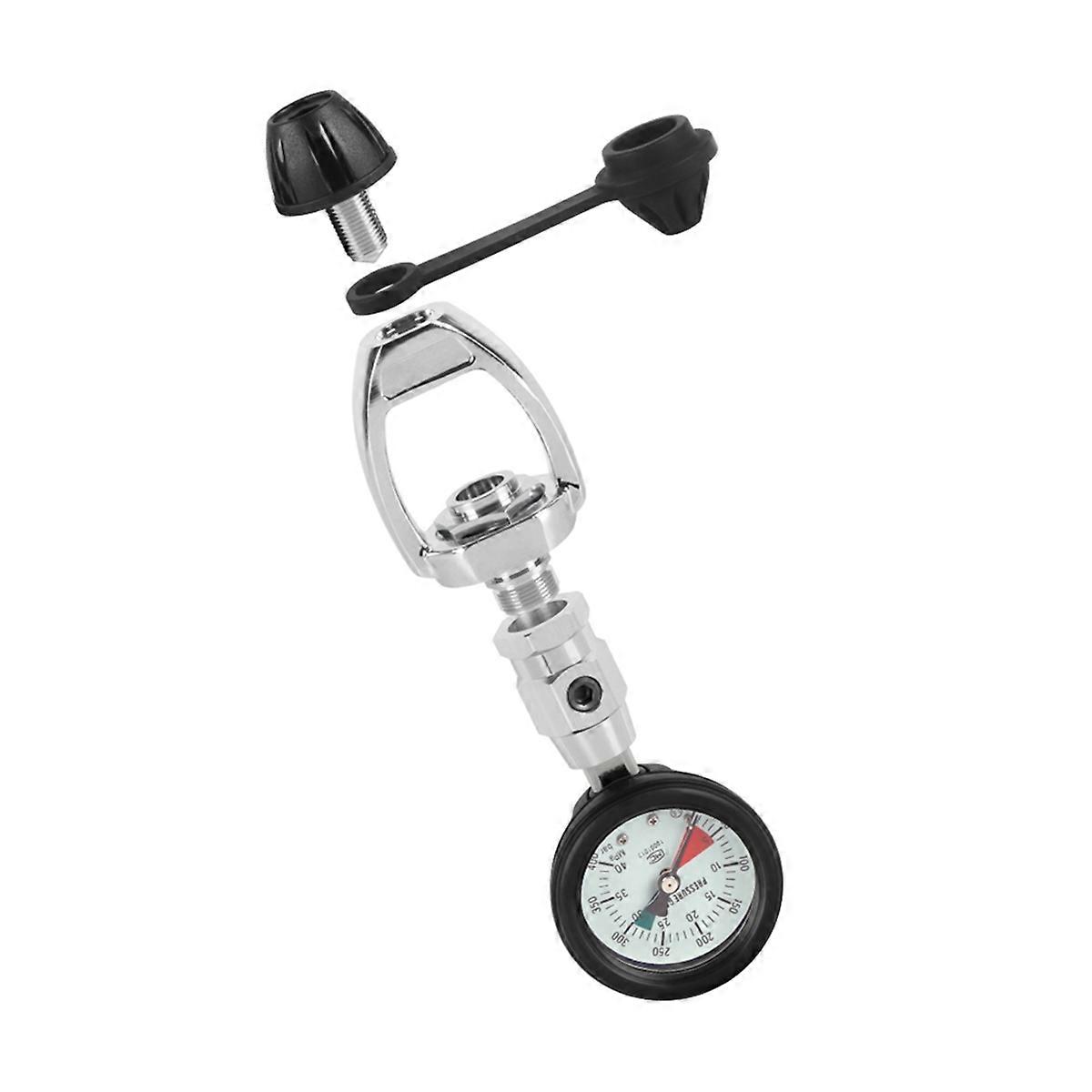 Professional Submersible Diving Pressure Gauge Air Tank Pressure Checker Dive Accessory with YOKE C