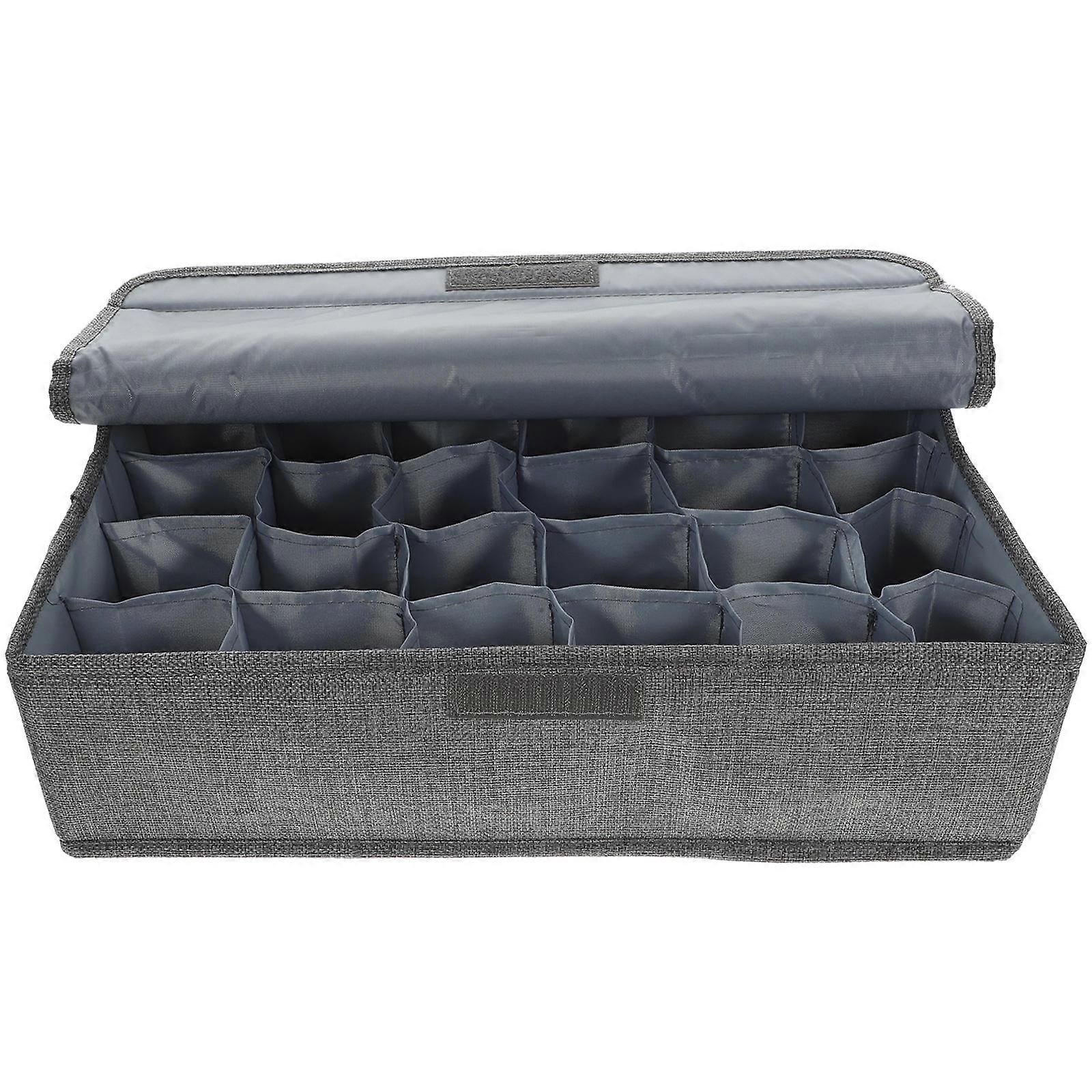 Underwear Organizer System, Efficient Sock Storage Bins for Closets and Shelves