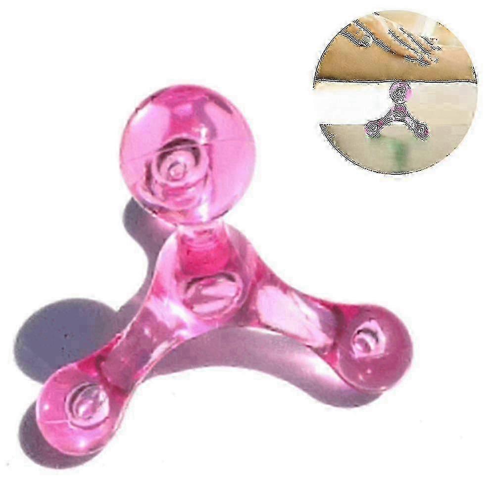 Trigger Point Massage Mini 4-Kopf-Körpermassagegerät - Rosa