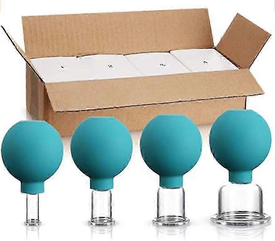 真空カッピングセラピーセット - アンチセルライトボディ&フェイシャルマッサージカップ スキンリフティング用