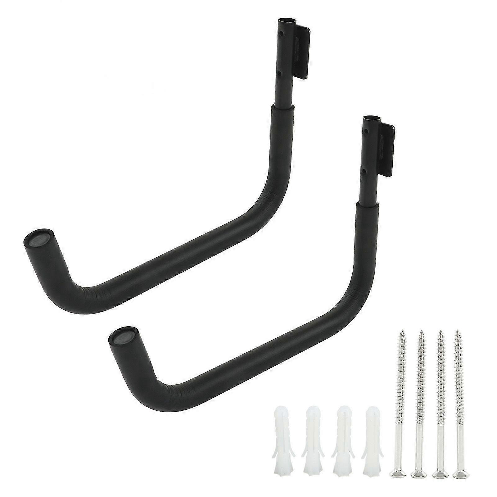 1 Pair Universal Wall Mount Rack for Kayaks and Canoes, Heavy-Duty Steel with Protective Foam Cover, Supports Up to 99Lb, Ideal for Garage S
