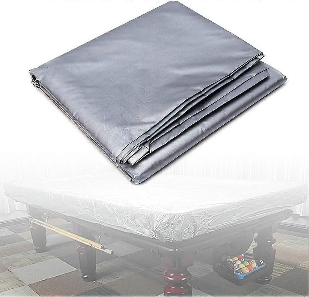 dustproof waterproof 10ft Silver pool table cover