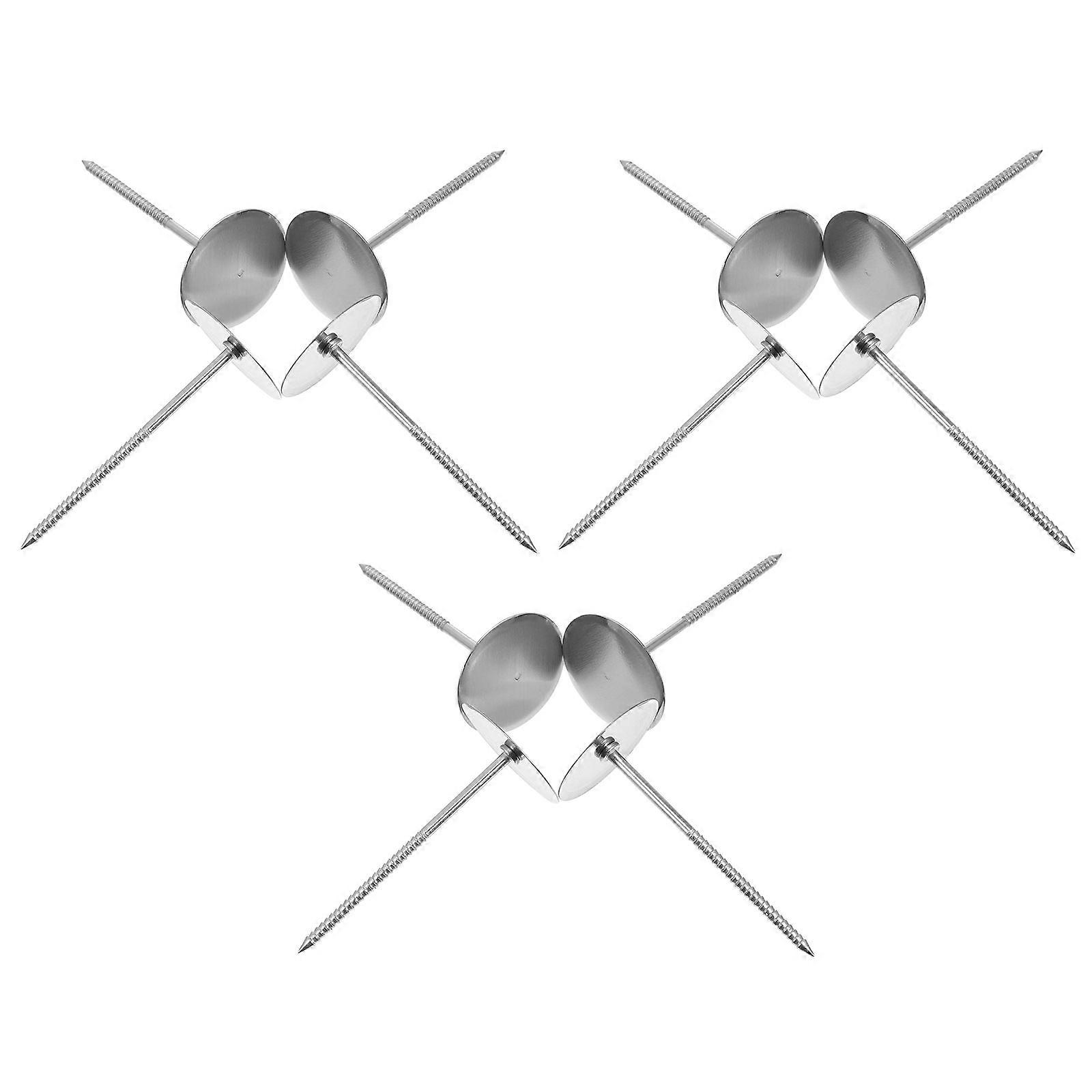 12pcs Stainless Steel Cake Decorating Tools Lightweight Reusable Baking Molds for Creative Cake Design Easy Flower Nail Decoration