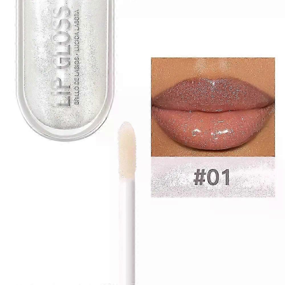 USHAS 12 χρώματα Glitter Lip Gloss μακράς διαρκείας διαμάντι μαργαριταρένιο μεταλλικό υγρό κραγιόν ενυδατικά καλλυντικά γλάστρα χειλιών